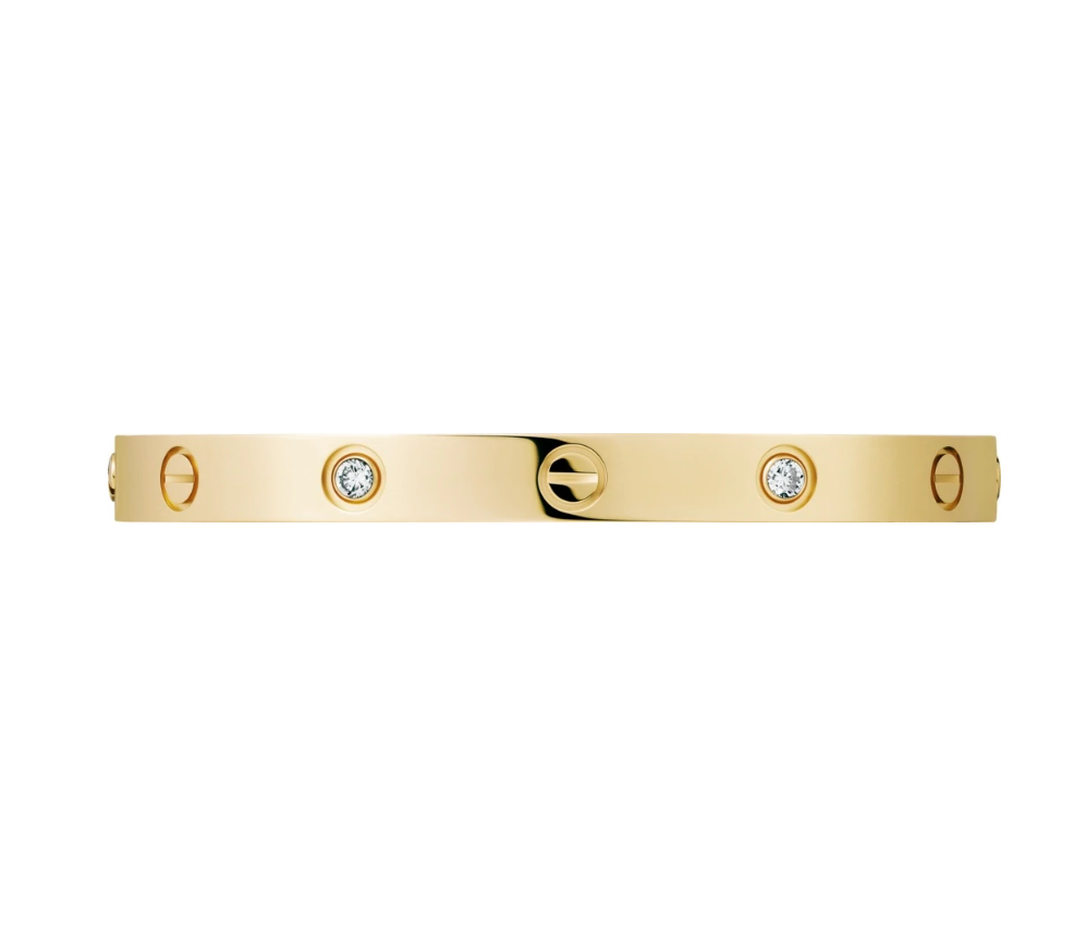 【Cartier】カルティエ LOVE BRACELET, 4 DIAMONDS ブレスレット、ダイヤモンド4個