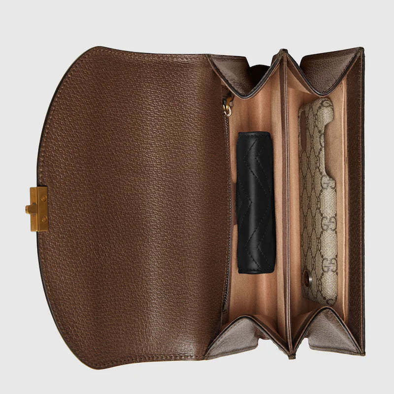 〔オフィディア〕ウェブ ストライプ付き スモール トップハンドルバッグ