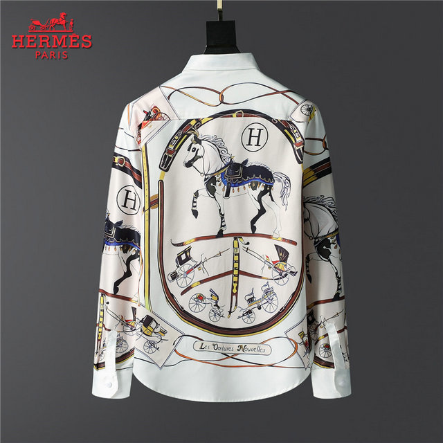 Hermès (エルメス) 長袖シャツ 2カラー