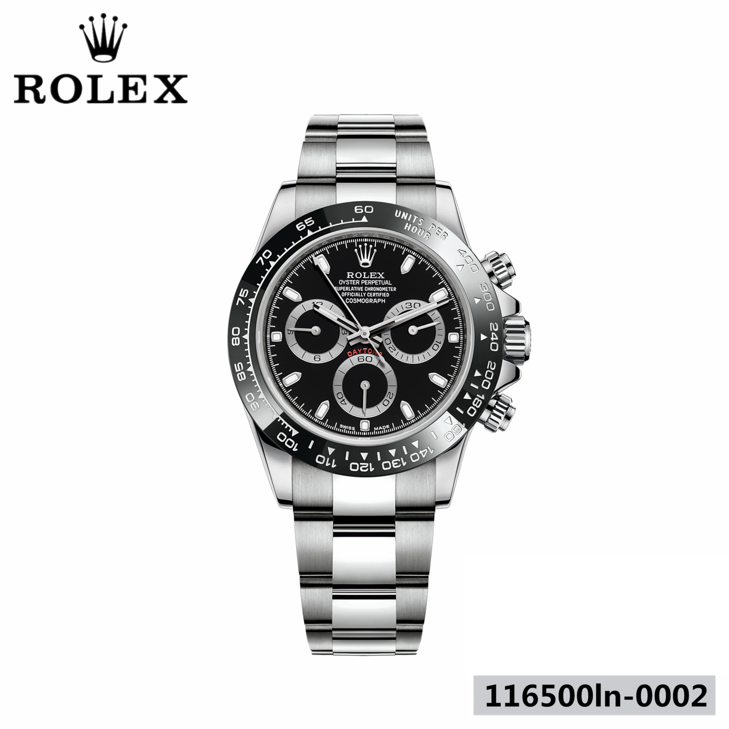 コスモグラフ デイトナ オイスター 40 mm オイスタースチール