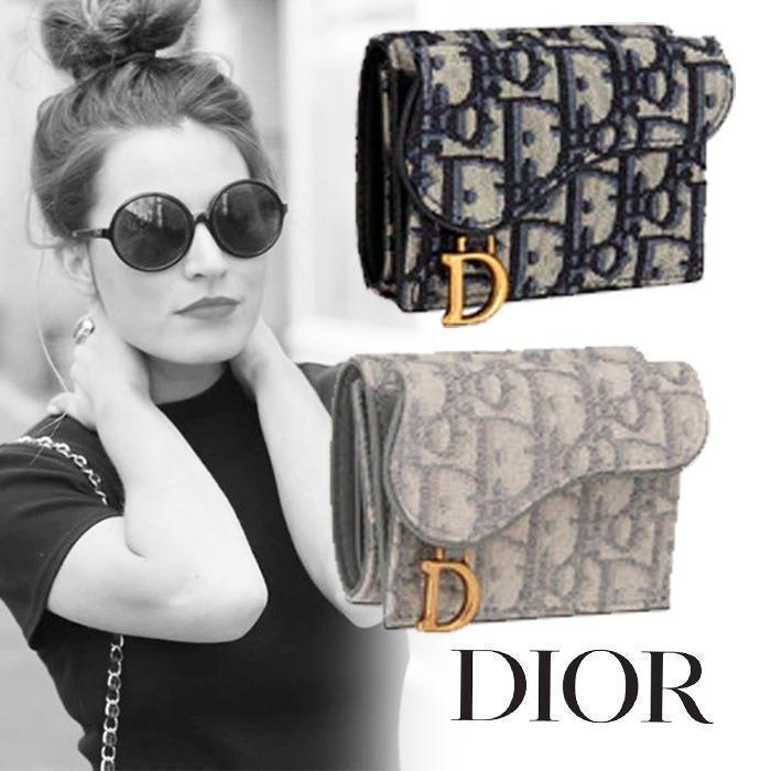 【DIOR】【すぐ届く】【送料無料】【代金引換】国内発送 ディオール SADDLE コンパクトウォレット 財布【財布】