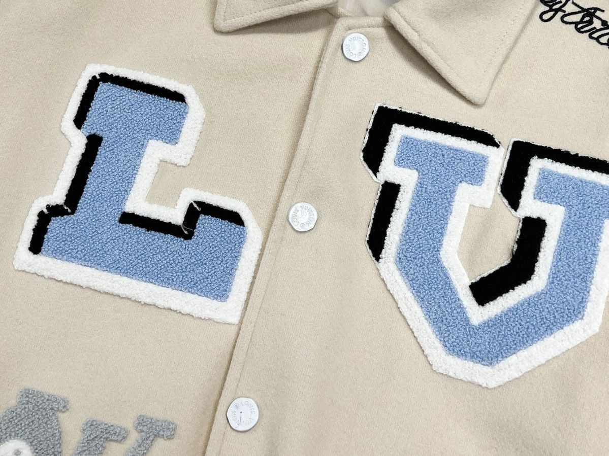 【LOUIS VUITTON】ルイヴィトン刺繍入り野球ユニフォーム  ジャケット