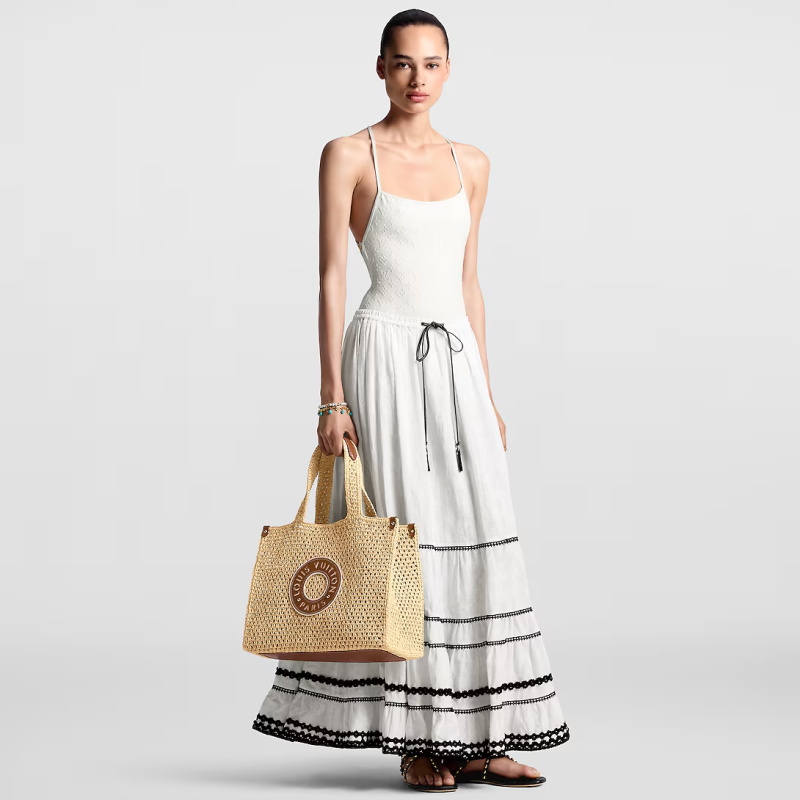 LOUIS VUITTON LV ストローバッグ