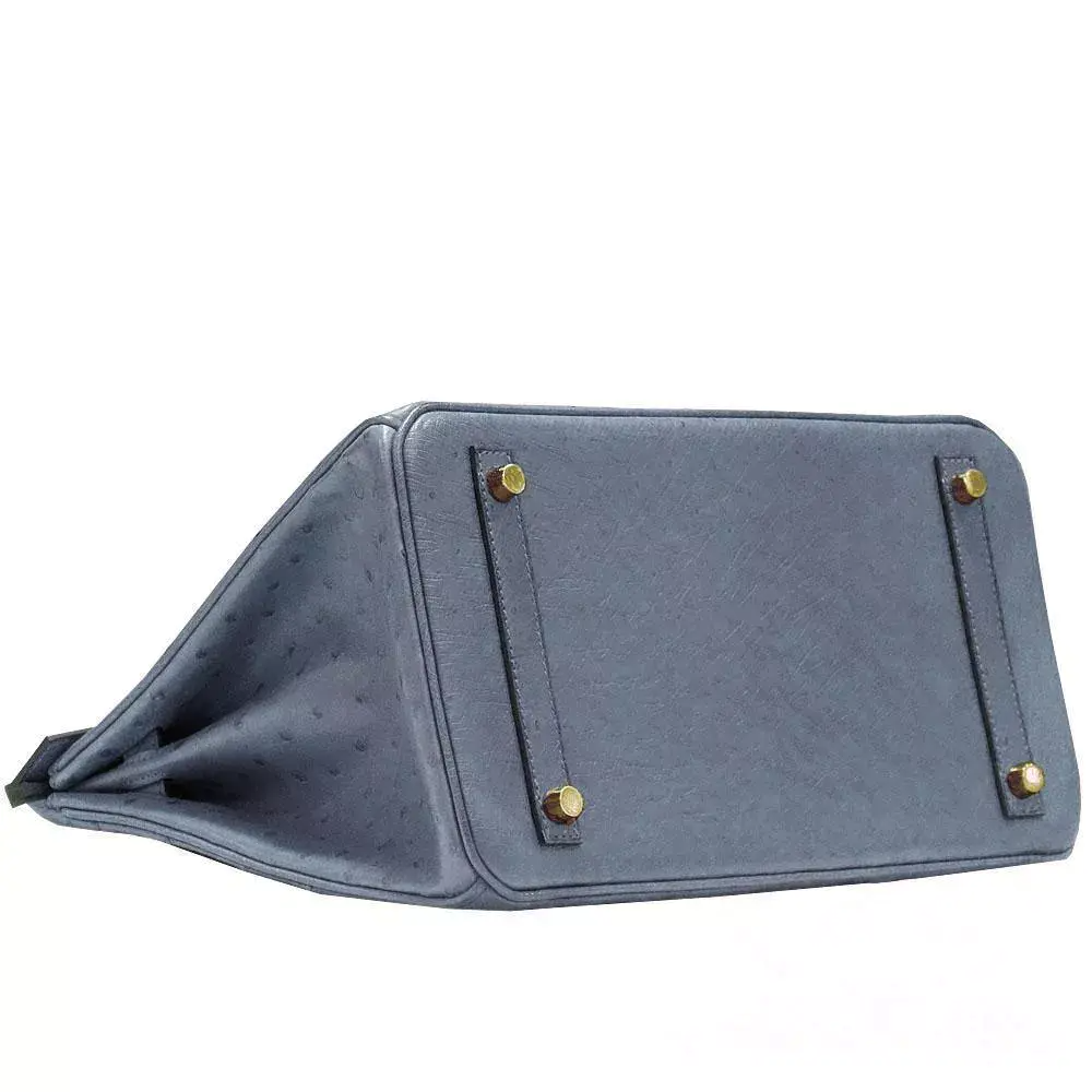 【HERMES】エルメス バーキン 30cm オーストリッチ ゴールド金具