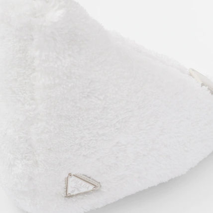 プラダ★タオル地 モコモコ ロゴ テリークロス ポーチ★各色