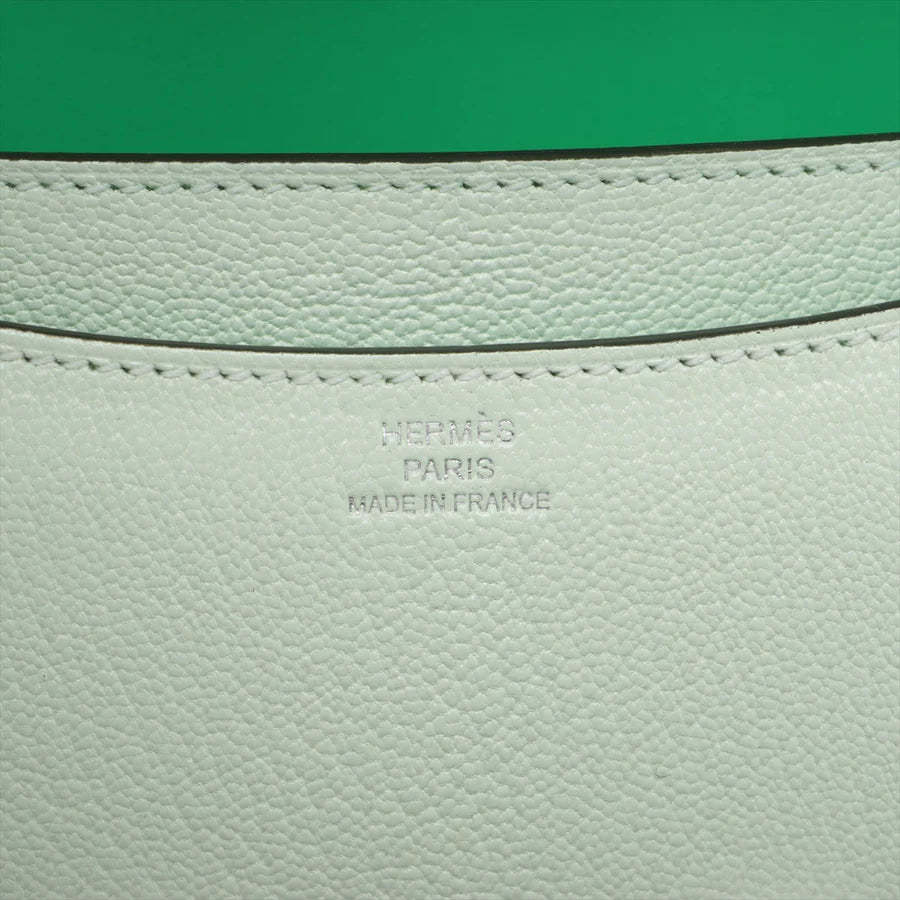 エルメス コンスタンス3 ミニ18 ミロワール シェブルミゾル ヴェールフィズ シルバー金具