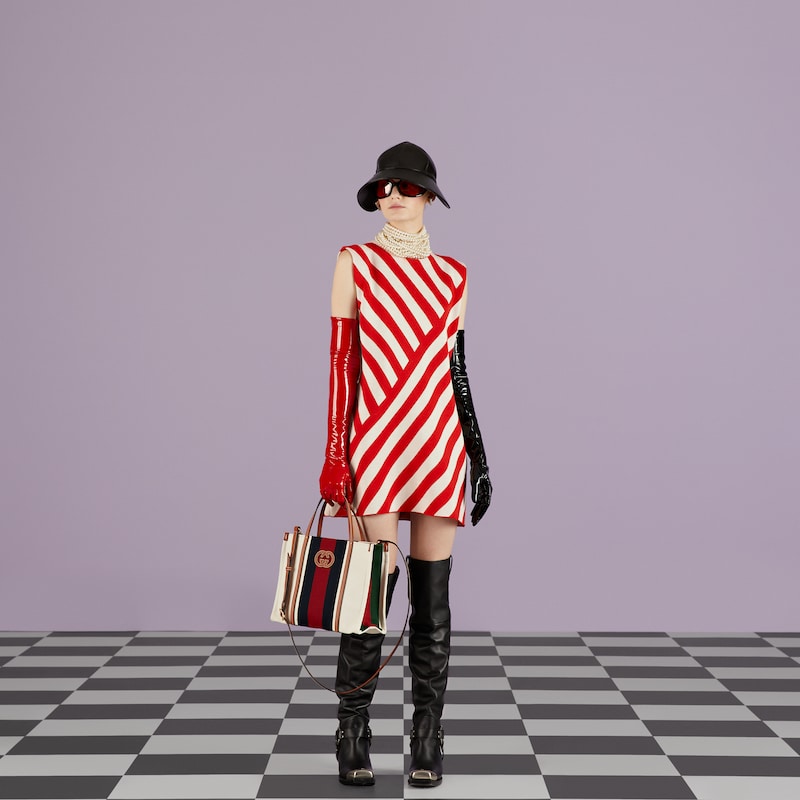 インターロッキングG スモール トートバッグ