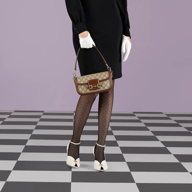 〔グッチ ホースビット 1955〕ショルダーバッグ