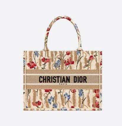 【ディオール】新作！フラワー柄★ディオールブックトートスモールバッグ★-BUYMA