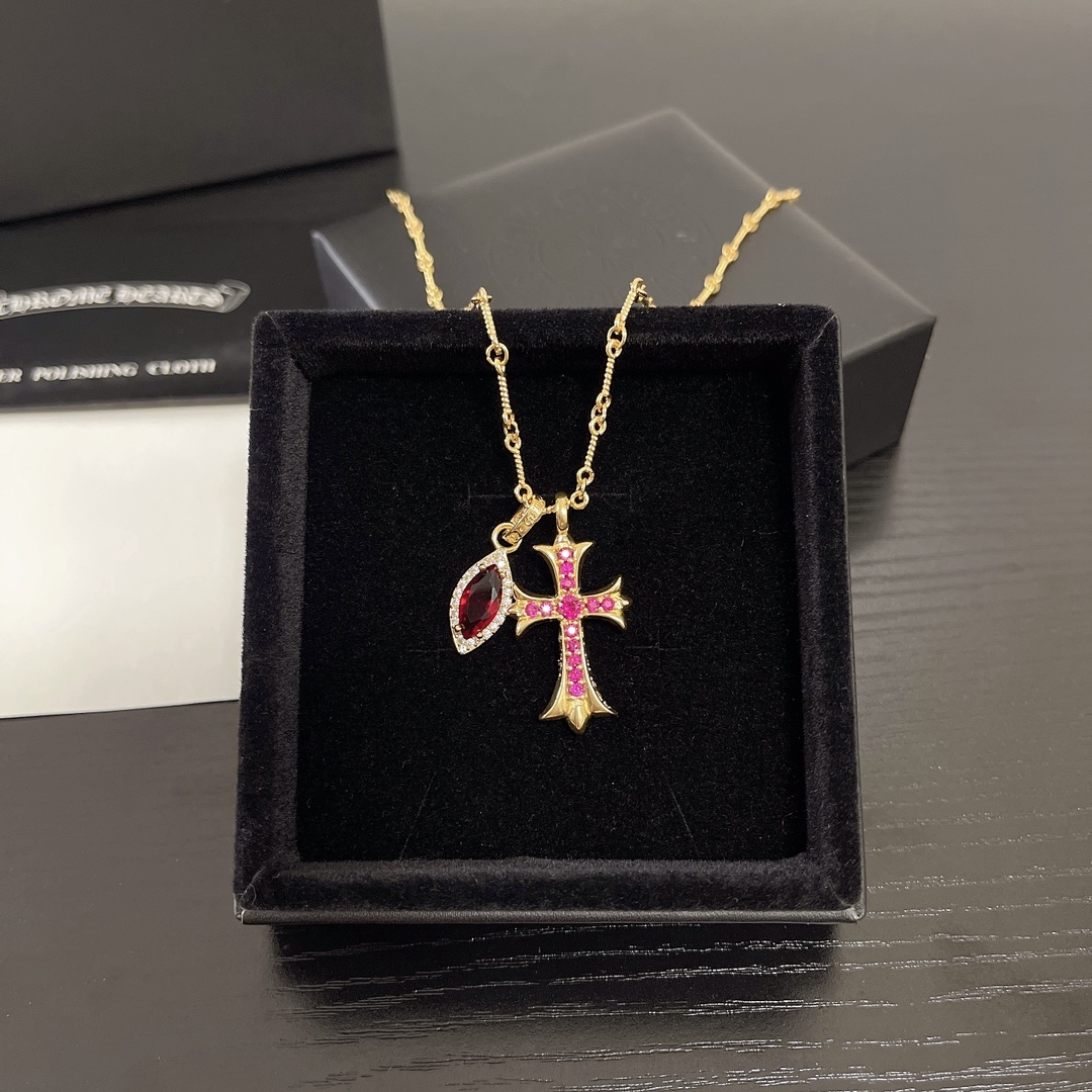 【Chrome Hearts】ネックレス、新しいネックレス万能シンプルファッションオーナメント