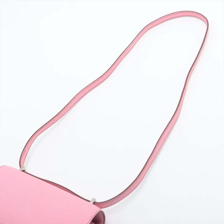 エルメス コンスタンス3 ミニ18 ヴォーエプソン ピンク シルバー金具