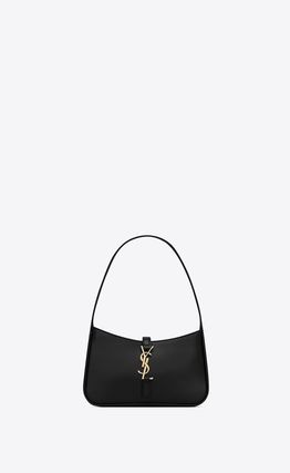 【Saint Laurent】LE5 A7 スムースレザー ミニ ホーボーバッグ-BUYMA