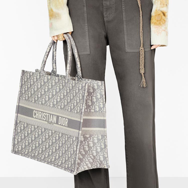 【代金引換】“DIOR BOOK TOTE” “ディオール オブリーク” トートバッグ