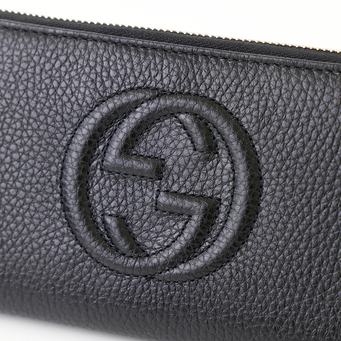 GUCCI シマレザー 長財布 598187 ギフト包装可！