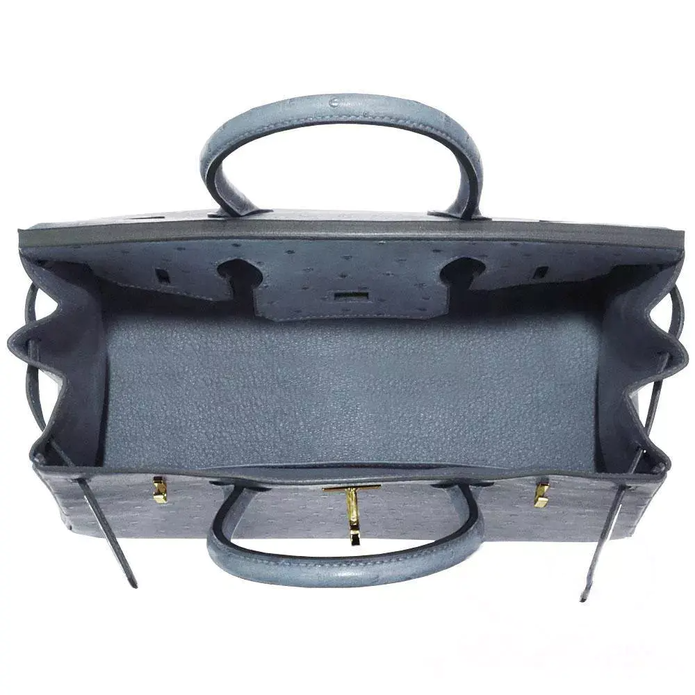 【HERMES】エルメス バーキン 30cm オーストリッチ ゴールド金具