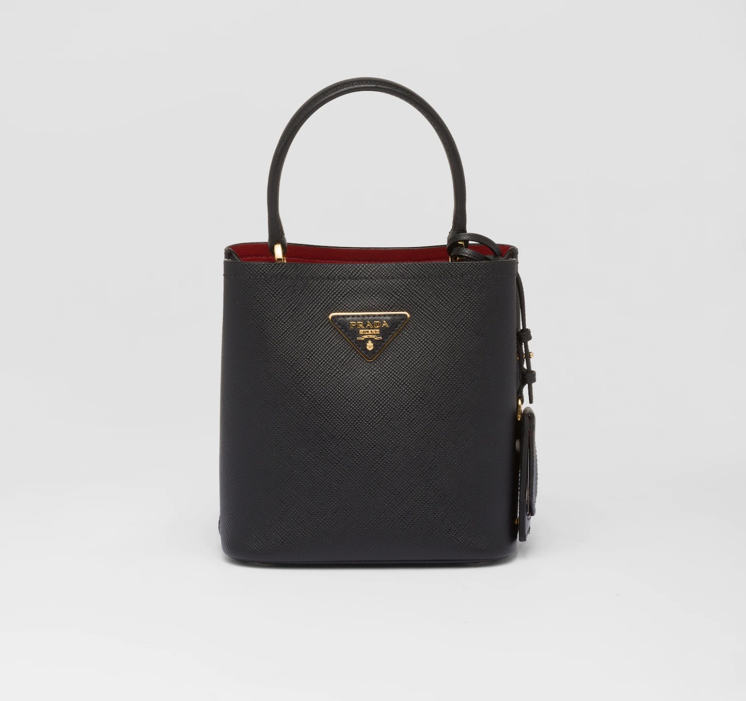 PRADAパニエ サフィアーノレザー スモールバッグ