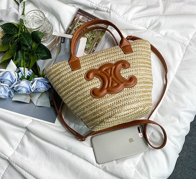 CEL1NE👜ニット凱旋野菜カゴバッグ、カジュアルホリデーバッグ【50%OFF+送料無料】