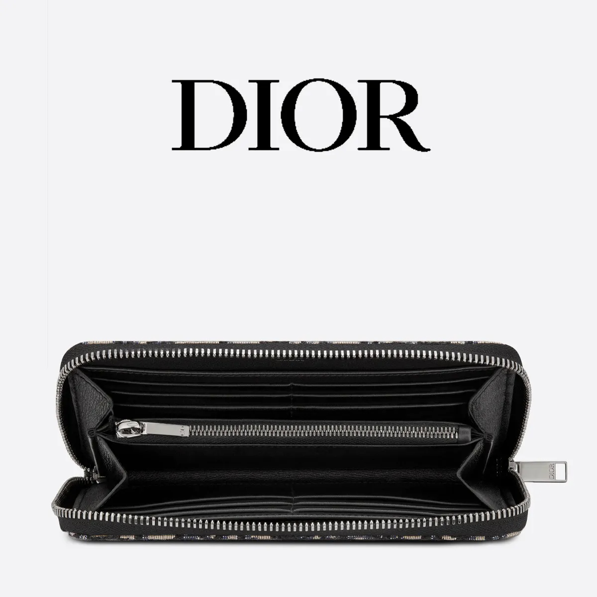DIOR*オブリークジャガード ロングウォレット*モノグラム財布