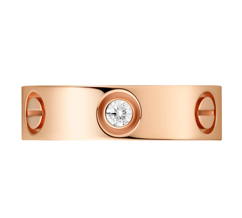 【Cartier】カルティエ LOVE RING, 3 DIAMONDS リング、ダイヤモンド3個