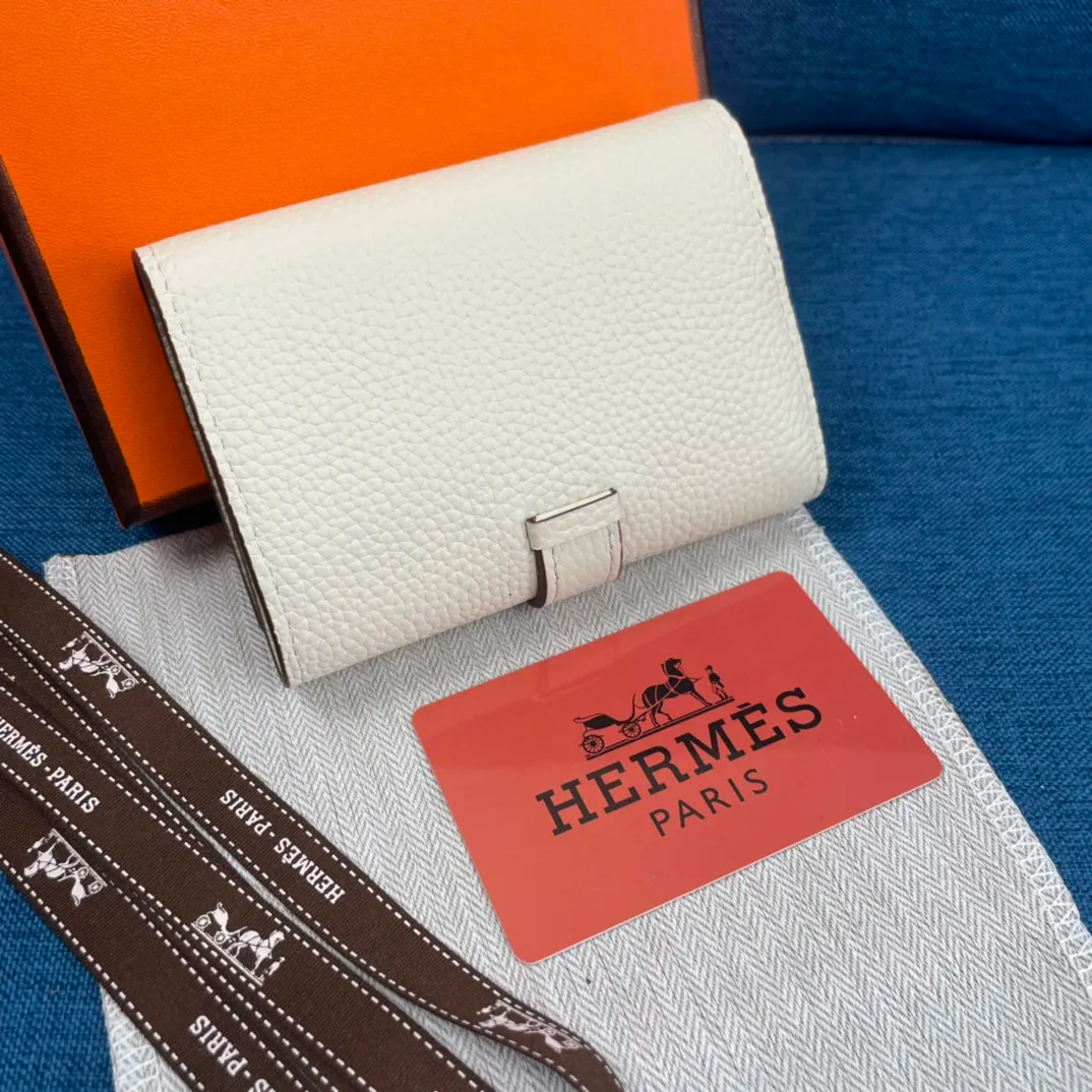 HERMÈS 三つ折り財布 8カラー 10X12CM