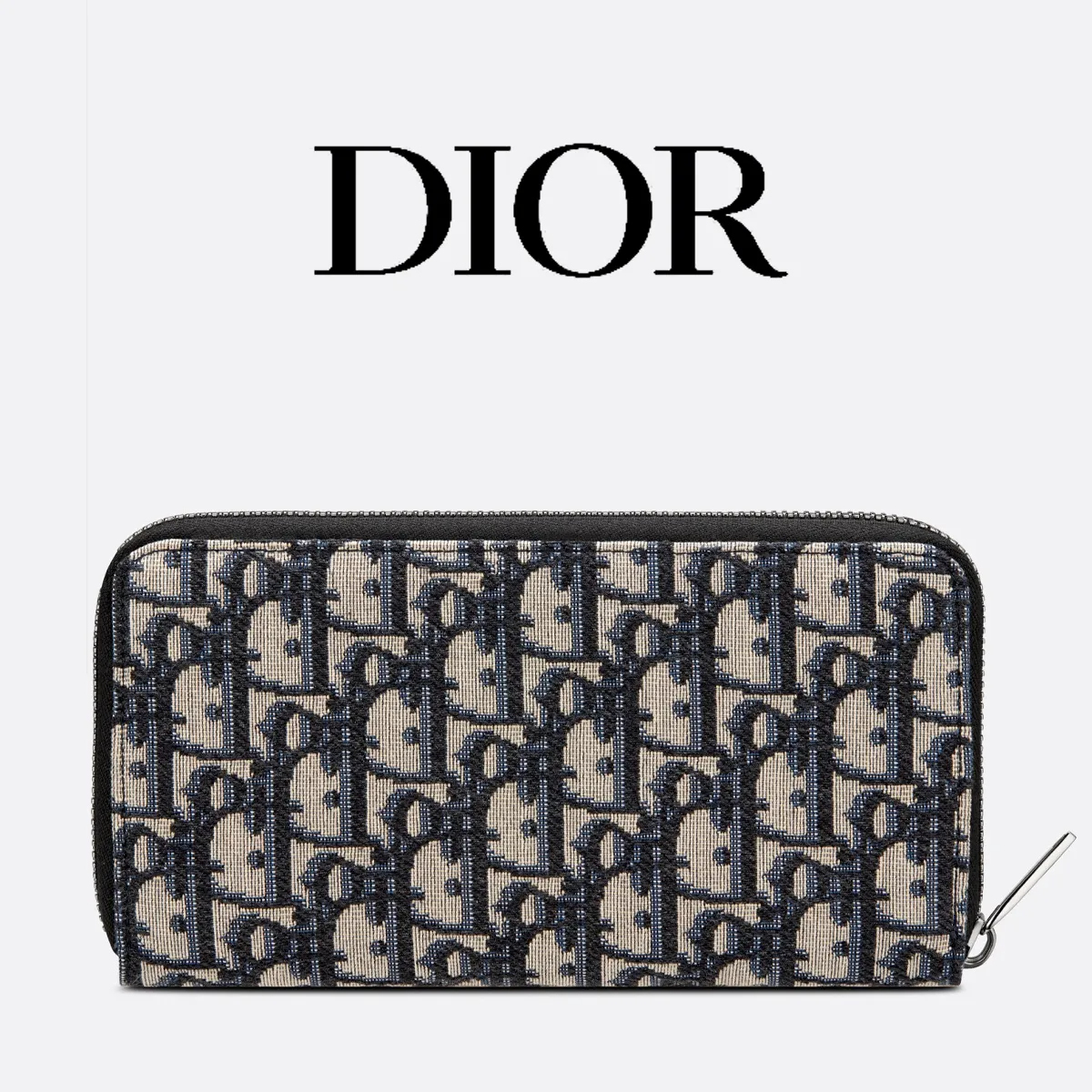 DIOR*オブリークジャガード ロングウォレット*モノグラム財布