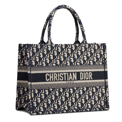 【2024】【Dior】DIOR BOOK TOTE ミディアムバッグディオールオブリーク 36.5*28*17.5CM