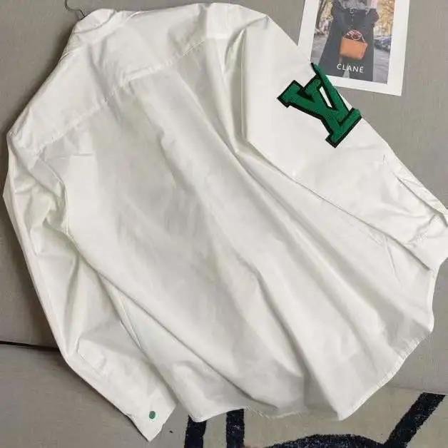 【Louis Vuitton 】 （ルイヴィトン）長袖シャツ 最新モデル 男女兼用