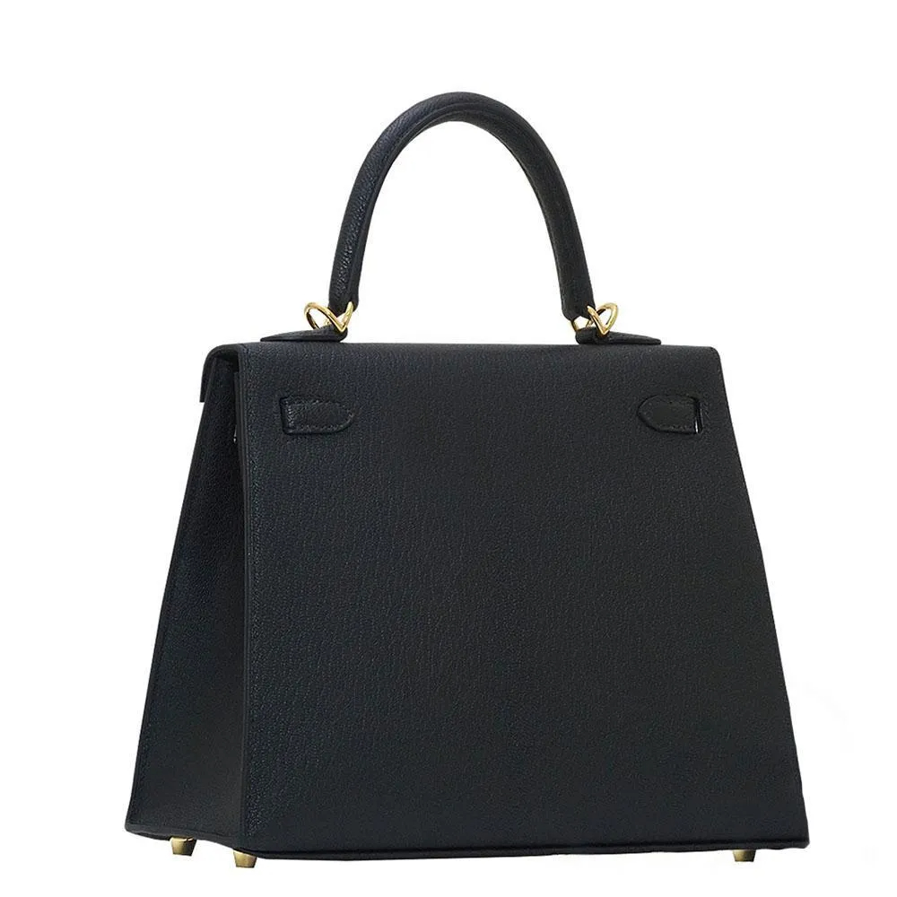 【HERMES】エルメス ケリー 25CM シェーブル ゴールド金具