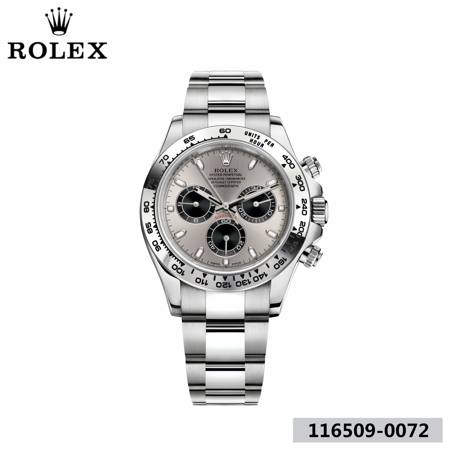 コスモグラフ デイトナ オイスター 40 mm ホワイトゴールド