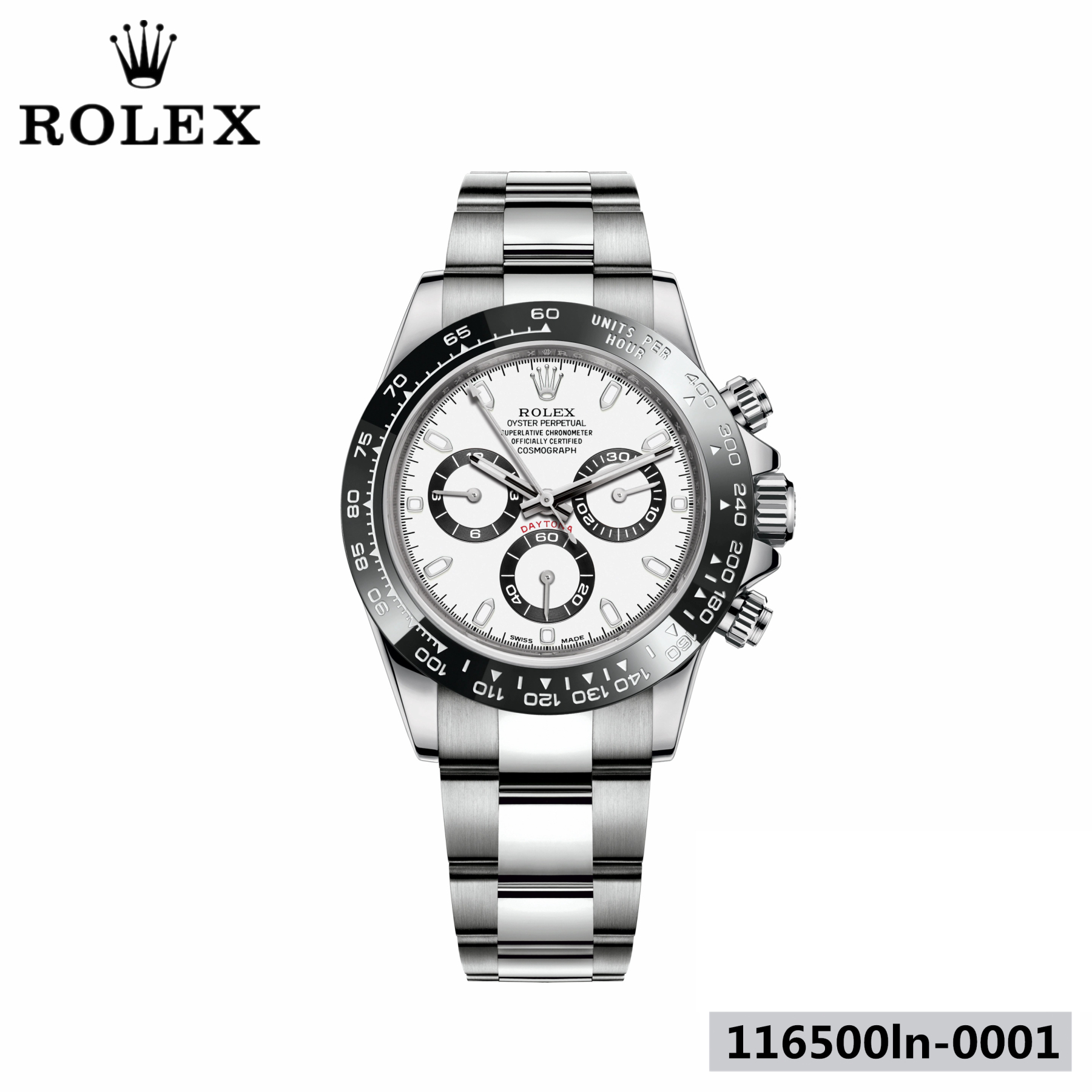 コスモグラフ デイトナ オイスター 40 mm オイスタースチール