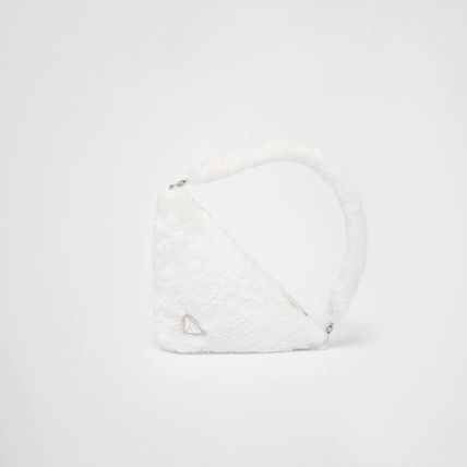 プラダ★タオル地 モコモコ ロゴ テリークロス ポーチ★各色