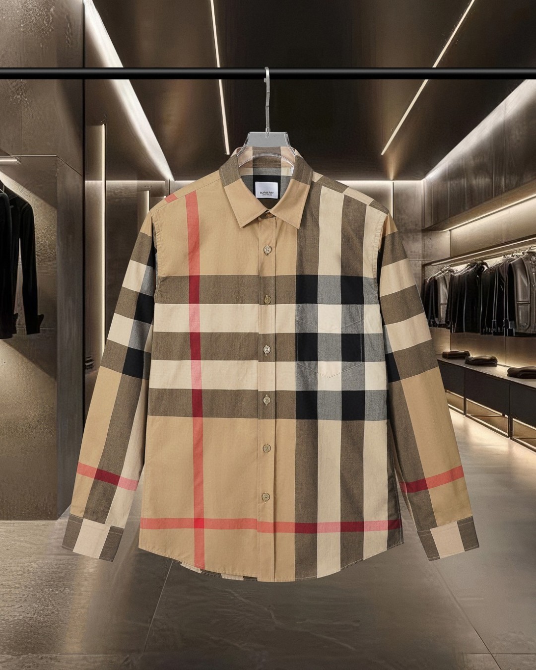 【BURBERRY旗艦店】（バーバリー）長袖シャツ、ご好評に付き再入荷！