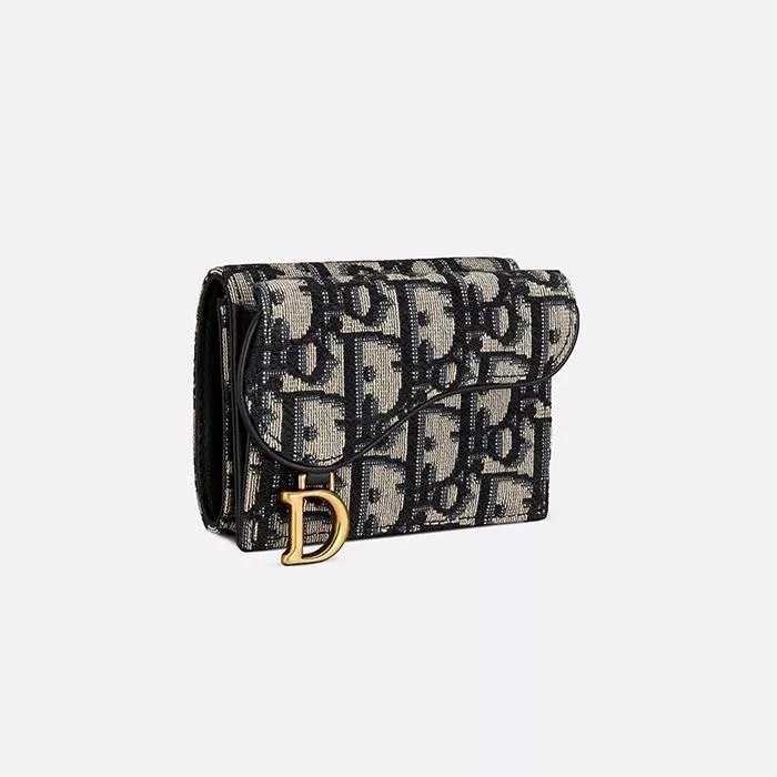 【DIOR】【すぐ届く】【送料無料】【代金引換】国内発送 ディオール SADDLE コンパクトウォレット 財布【財布】