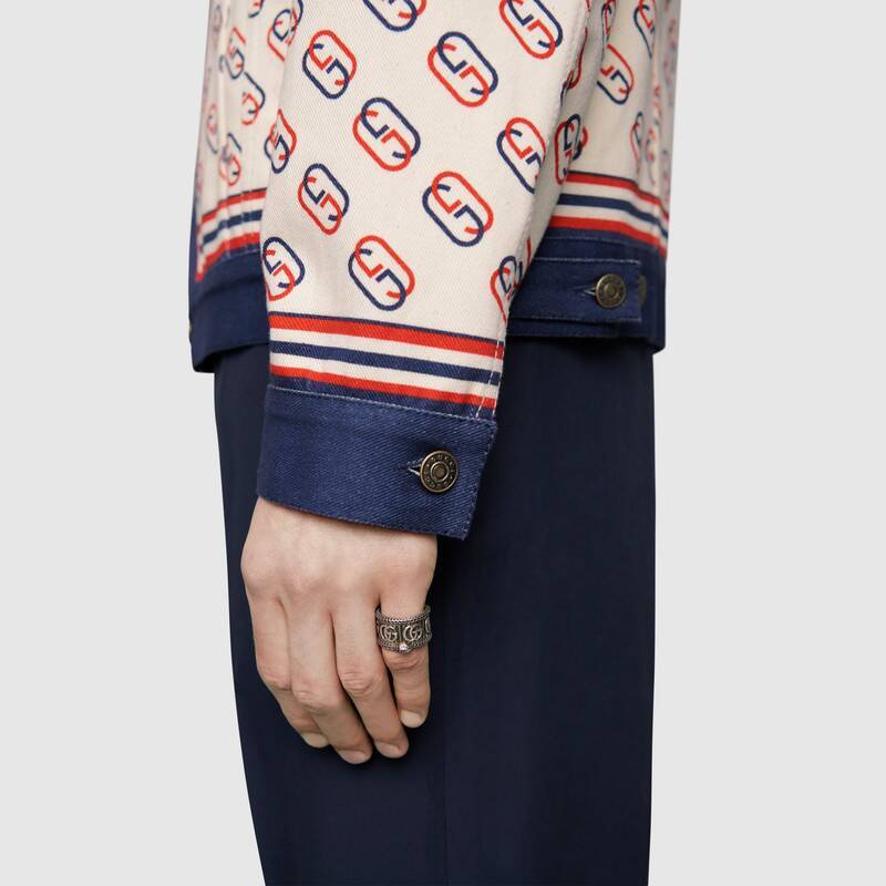 GUCCI ダブルGシルバーリング