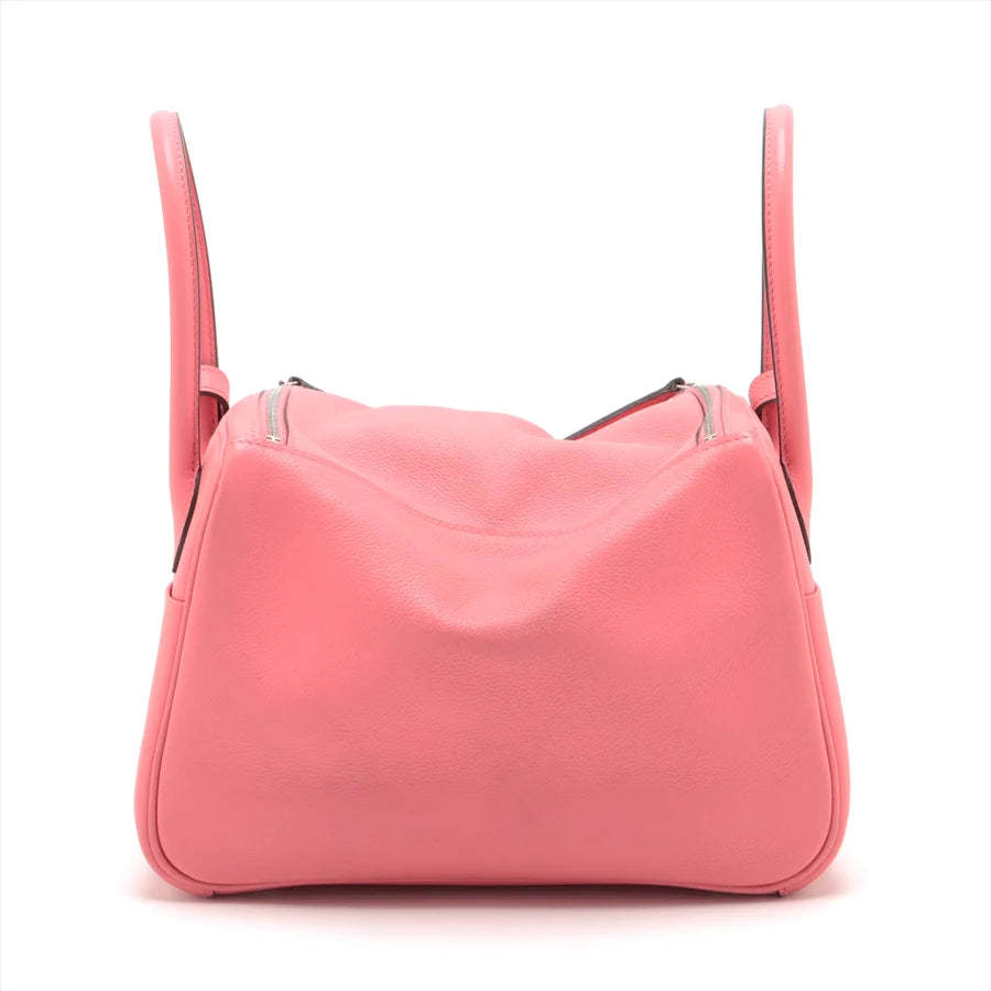 エルメス リンディ26 エバーカラー ローズアザレ シルバー金具