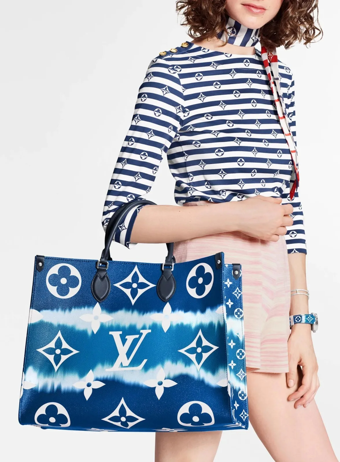 完売必須♯タイダイ【VUITTON】新!トートバッグ☆ONTHEGO GM M45120 M45119 M45121