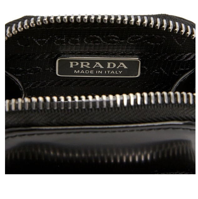 PRADA【関税/送料込】★BRUSHED LEATHER ミニクロスバッグ★