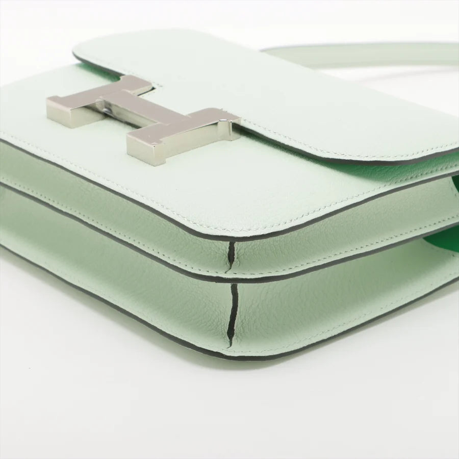 エルメス コンスタンス3 ミニ18 ミロワール シェブルミゾル ヴェールフィズ シルバー金具