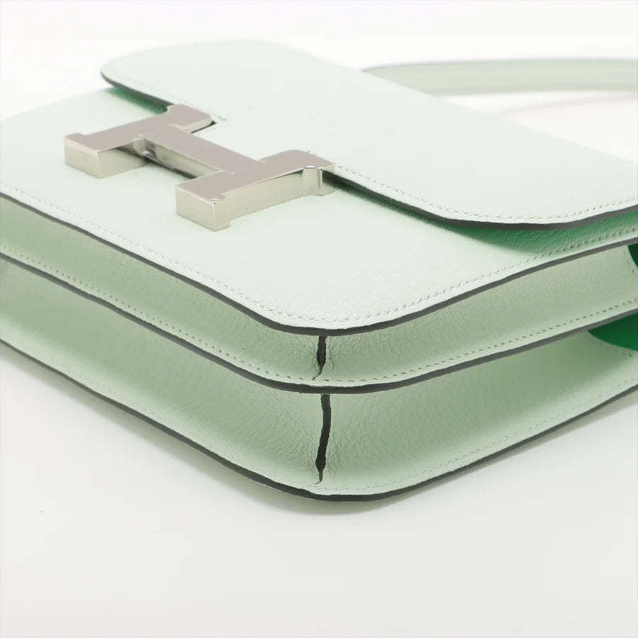 エルメス コンスタンス3 ミニ18 ミロワール シェブルミゾル ヴェールフィズ シルバー金具