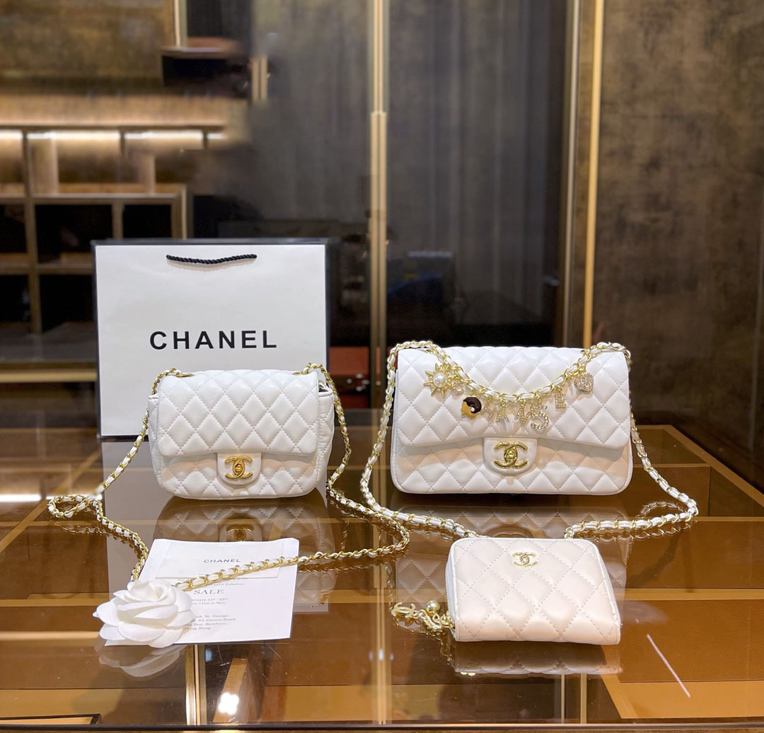 定番人気♪ ミニ マトラッセ【CHANEL】Mini Flap Bag3点セット お得