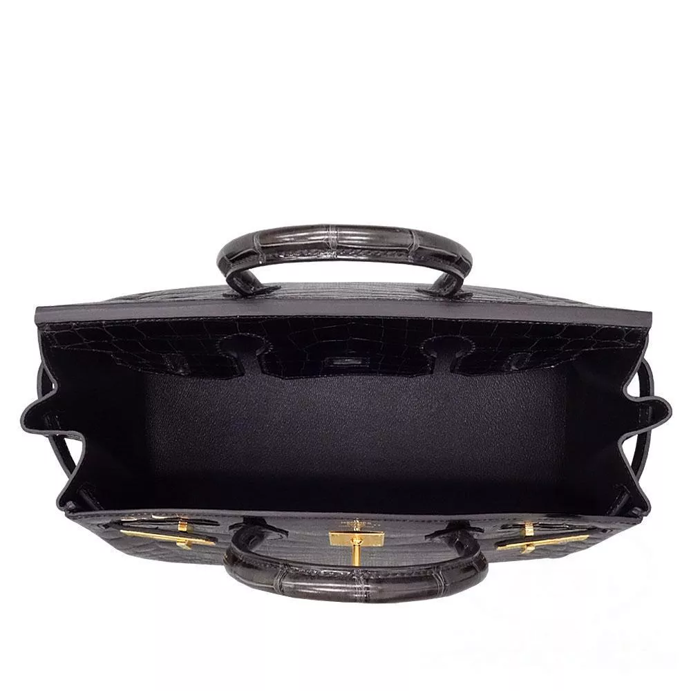 【HERMES】エルメス バーキン 30cm クロコダイル ゴールド金具