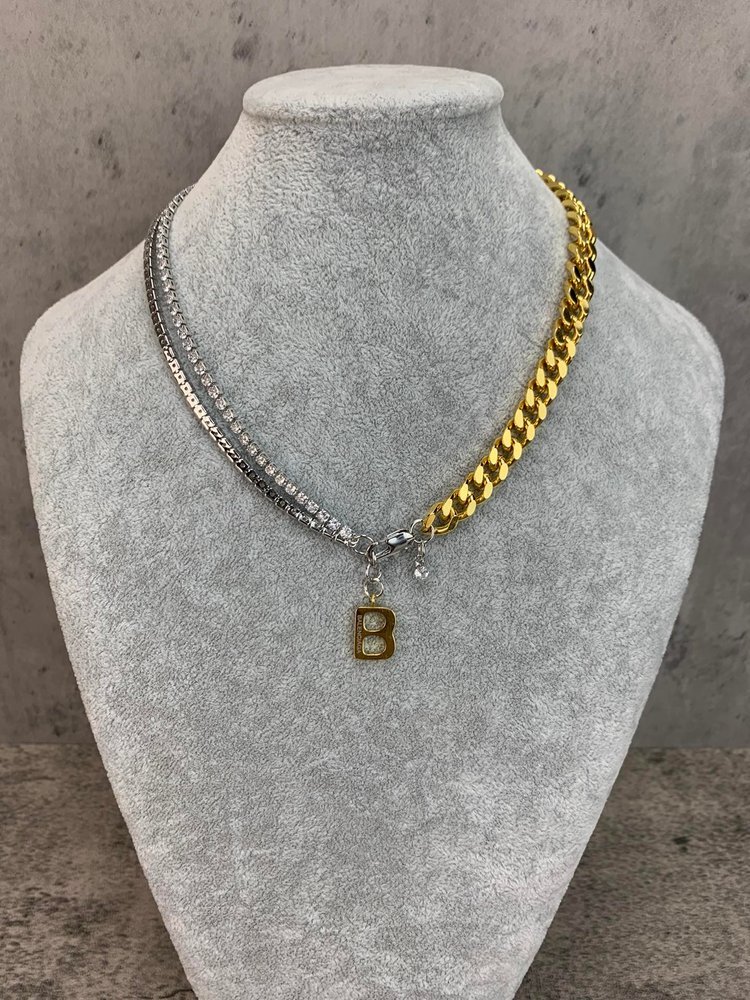 Balenciaga （バレンシアガ）ネックレス シルバー/ゴールド 男女兼用