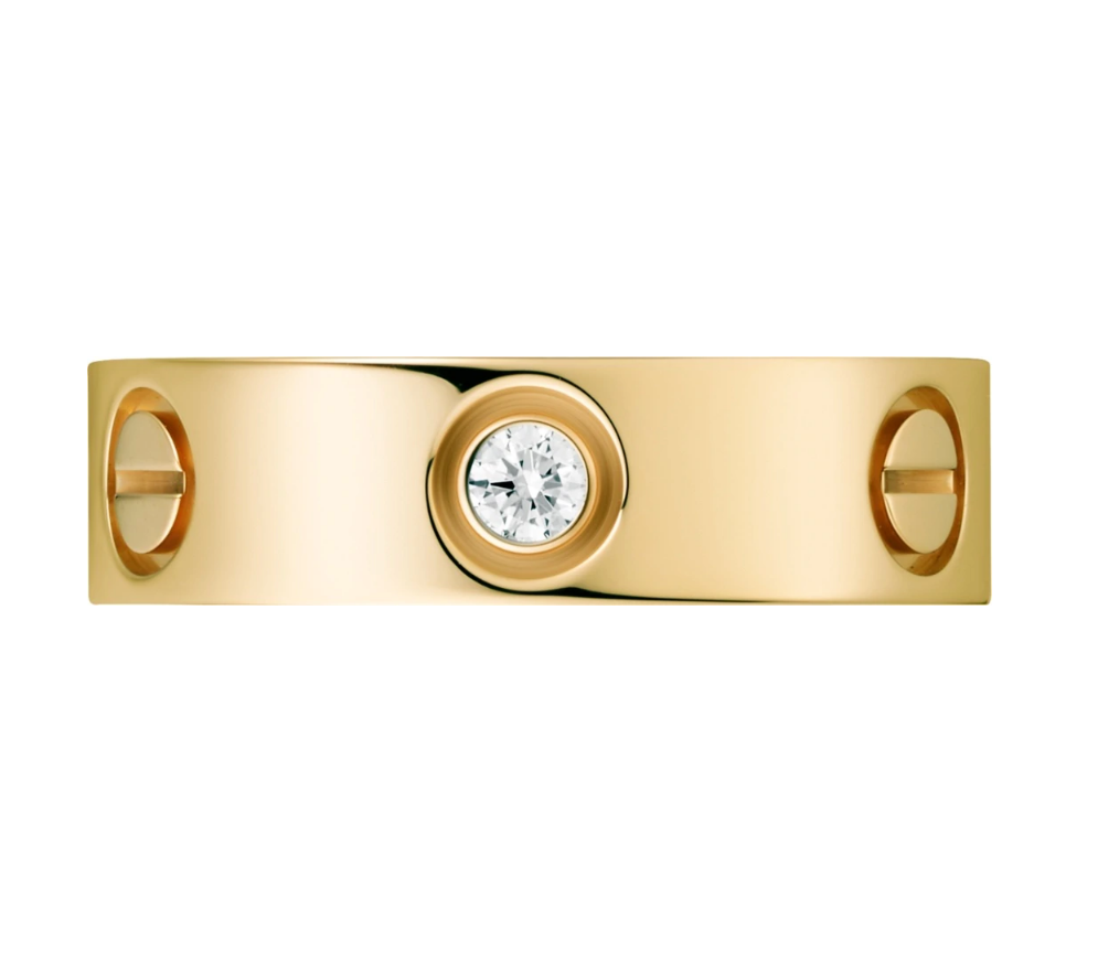 【Cartier】カルティエ LOVE RING, 3 DIAMONDS リング、ダイヤモンド3個