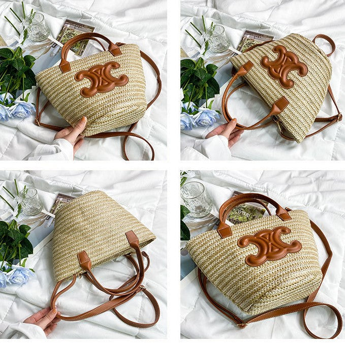 CEL1NE👜ニット凱旋野菜カゴバッグ、カジュアルホリデーバッグ【50%OFF+送料無料】