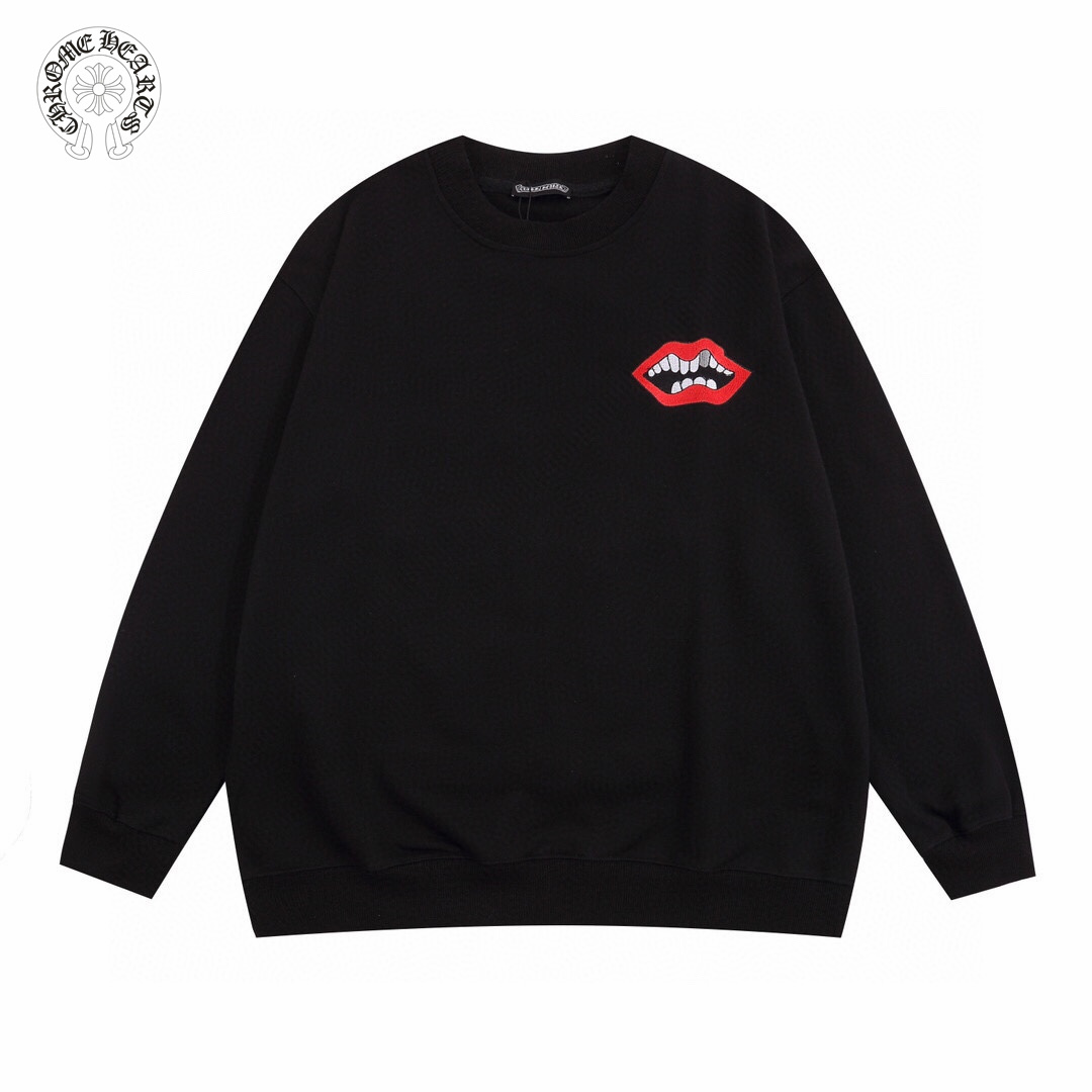 【CHROME HEARTS 公式旗艦店】クロムハーツ 丸首の衛衣 スウェットご好評に付き再入荷!