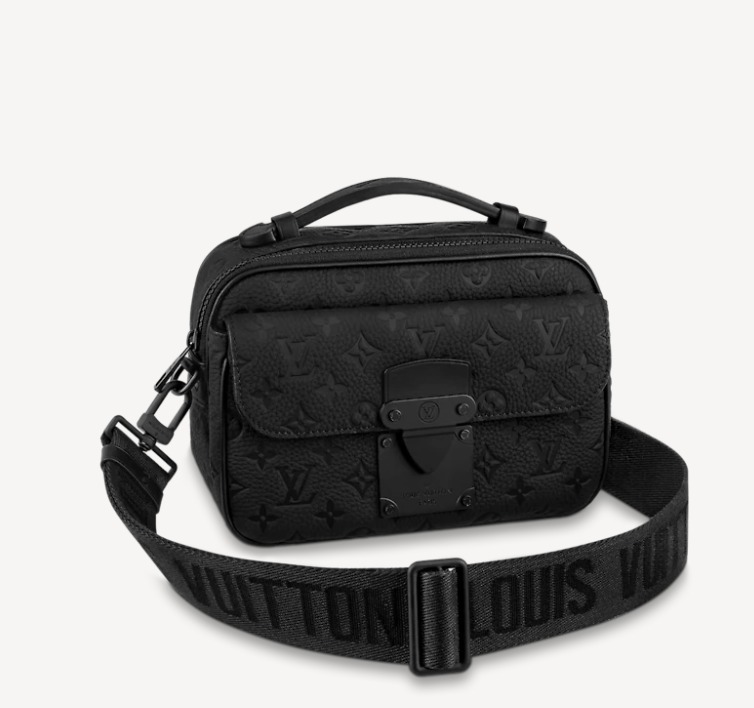 新作 LOUIS VUITTON 直営店 メッセンジャー モノグラム 黒 M58489