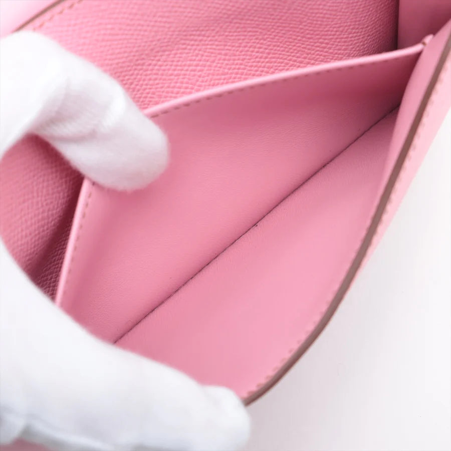 エルメス コンスタンス3 ミニ18 ヴォーエプソン ピンク シルバー金具