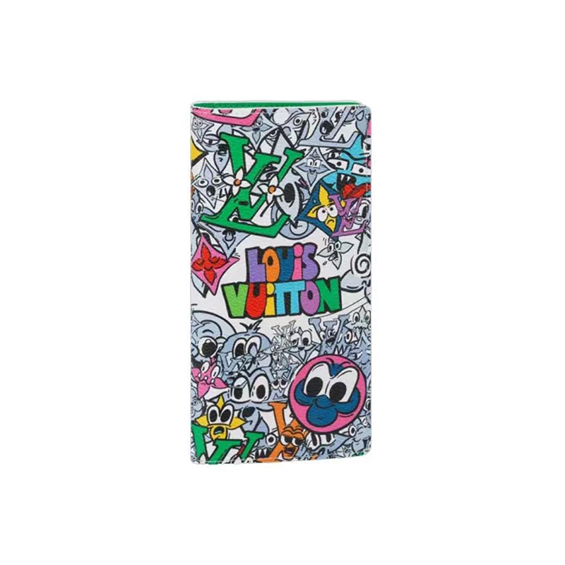 【LOUIS VUITTON】漫画の落書きプリントの財布【財布】【2023新品凳布】