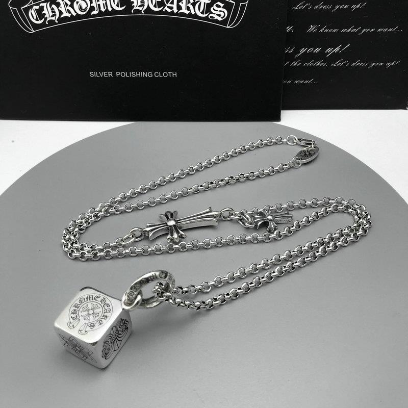【Chrome Hearts 】クロムハーツ  ダイスペンダント ネックレス
