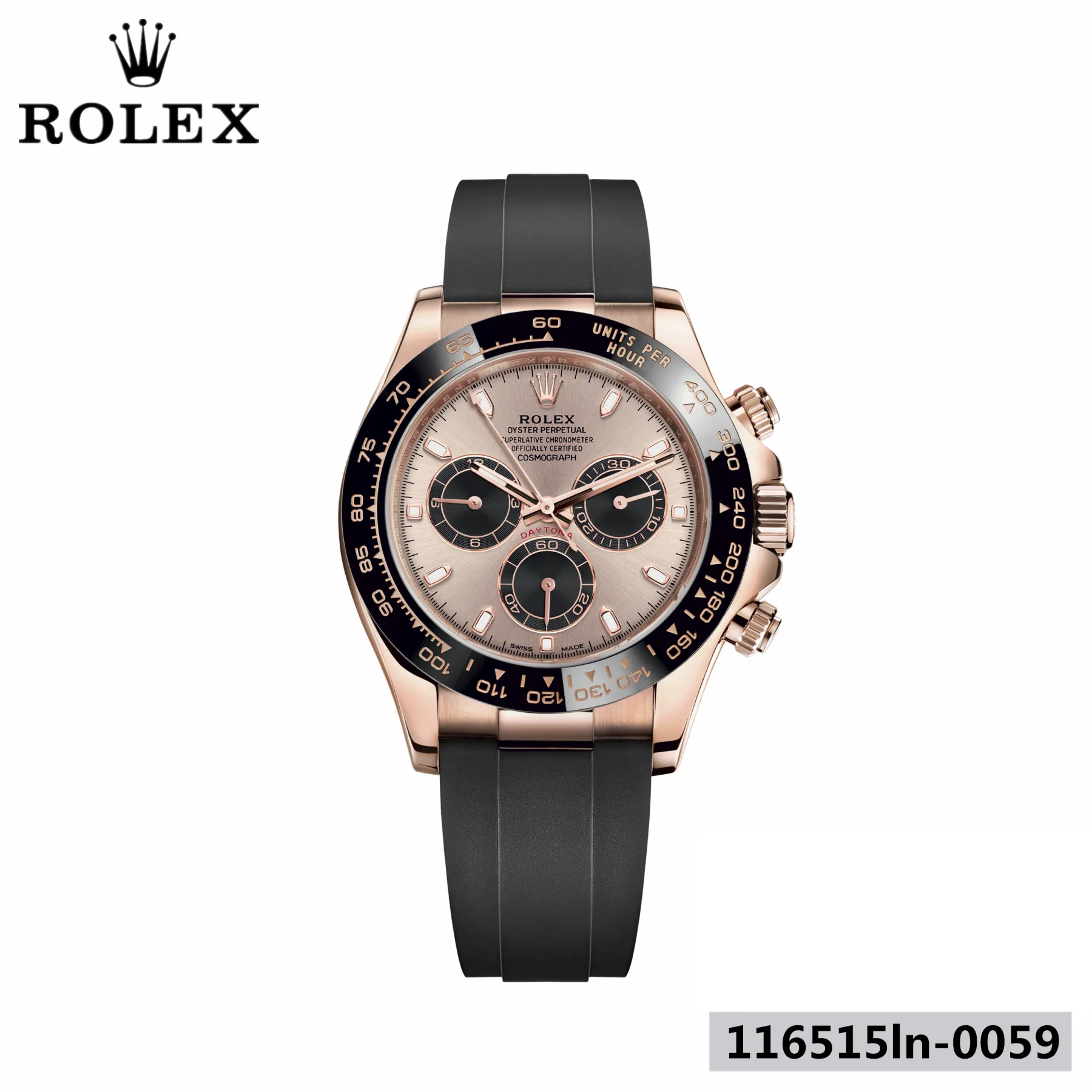 コスモグラフ デイトナ オイスター 40 mm エバーローズゴールド 116515In-0059